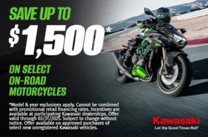 Read more about the article SAVE UP TO $1,500* ON SELECT ON-ROAD MOTORCYCLES