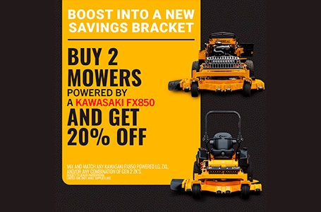 Read more about the article Buy Kawasaki FX850-powered LG, ZXL – Commercial Lawn Mowers