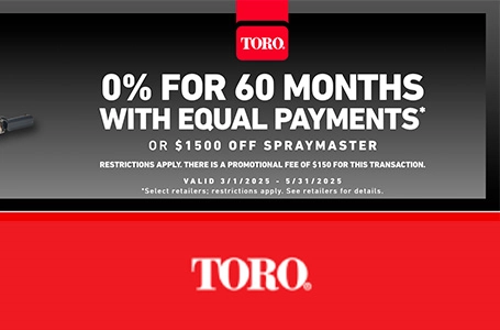 Read more about the article 0% for 60 Months – Residential Lawn Mowers