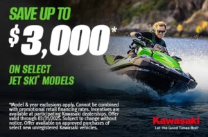 Read more about the article SAVE UP TO $3,000* ON SELECT JET SKI MODELS
