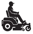 Zero-turn and riding mower illustration
