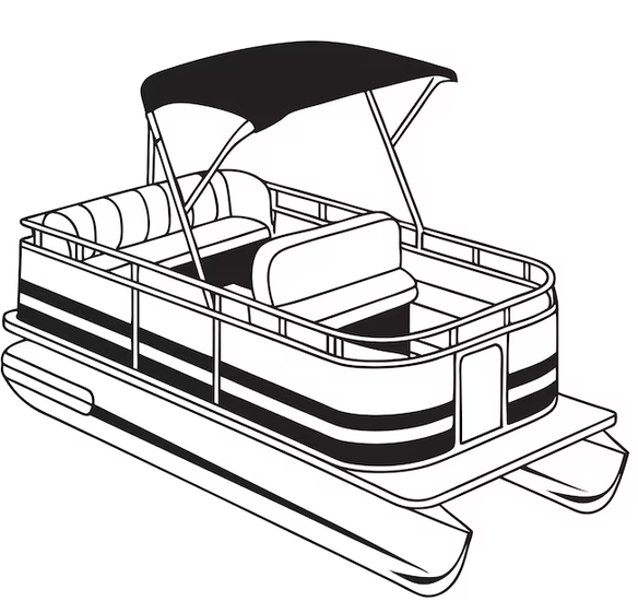 Pontoon service package icon
