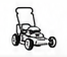 Residential push mower illustration