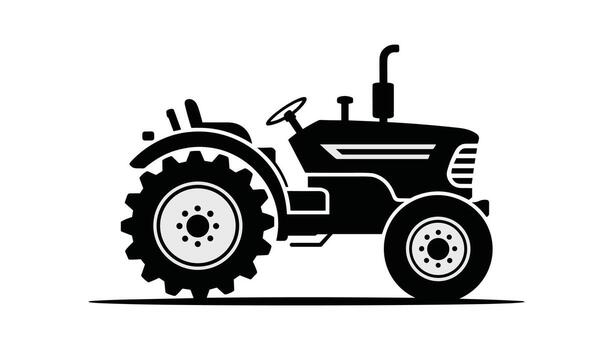 Compact and utility tractor illustration