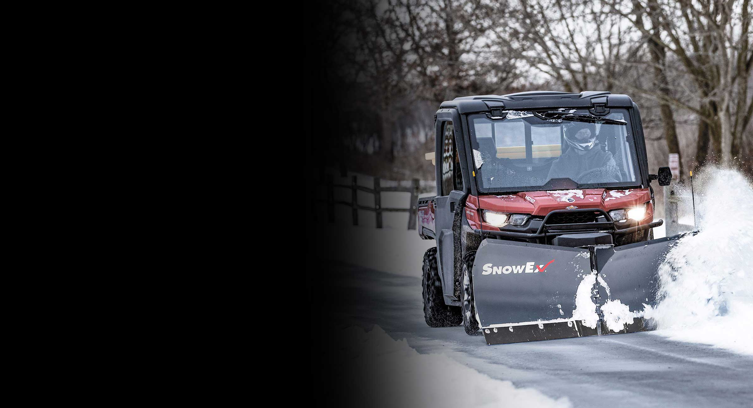 SnowEx heavy-duty UTV plow