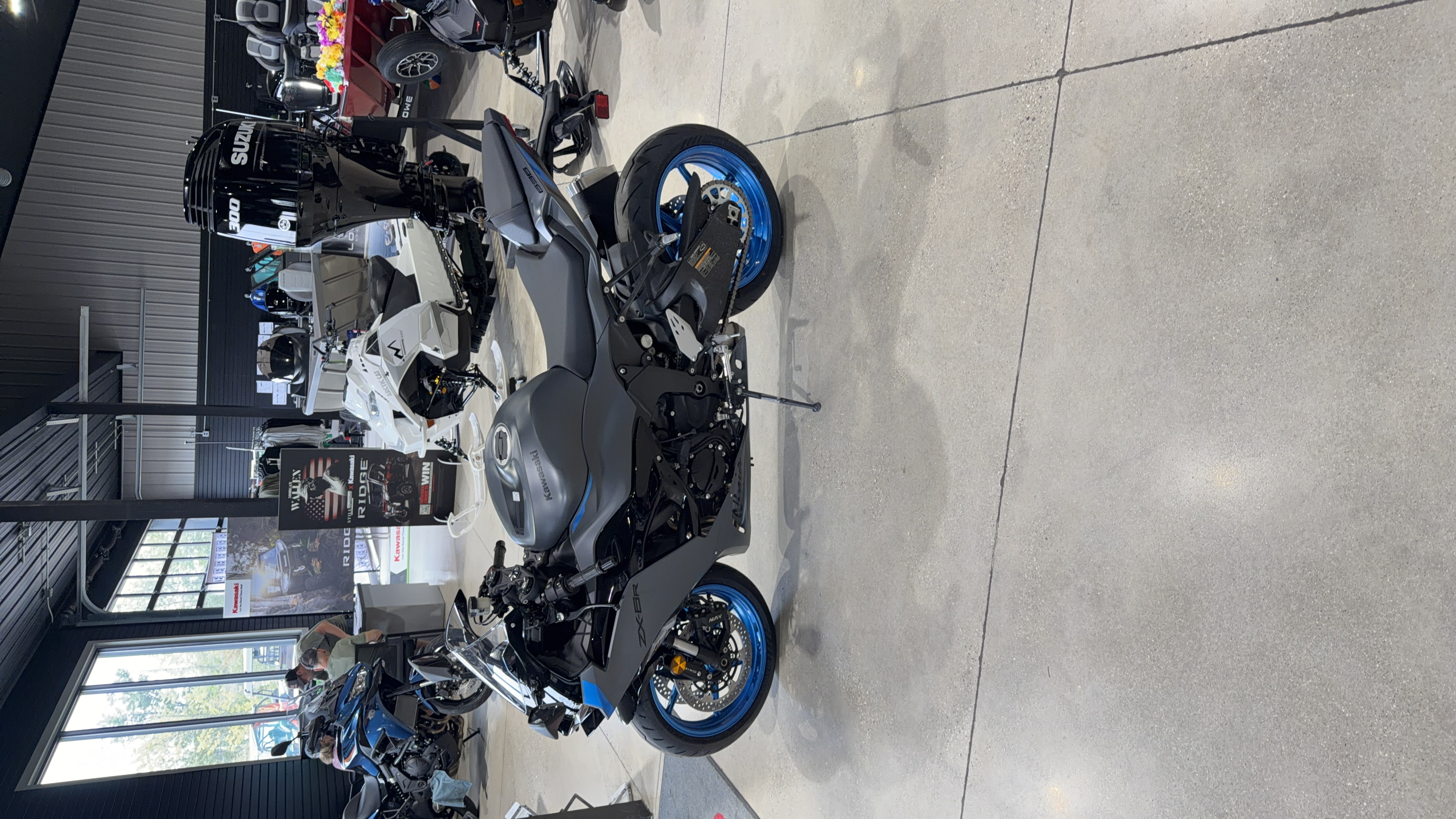 2026 Kawasaki Ninja ZX-6R ABS Metallic Matte Dark Gray/Ebony MOTORCYCLE
