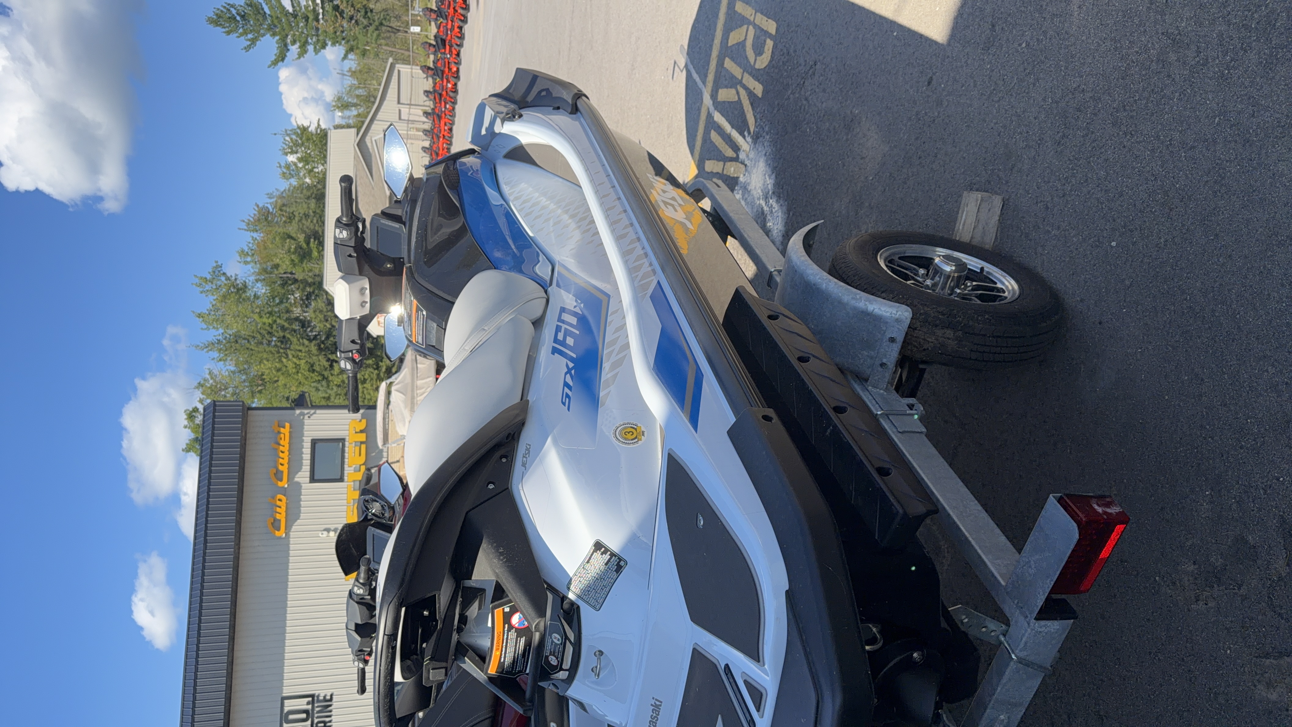 2026 Kawasaki Jet Ski STX 160X Metallic Surf Blue/Crystal White PWC