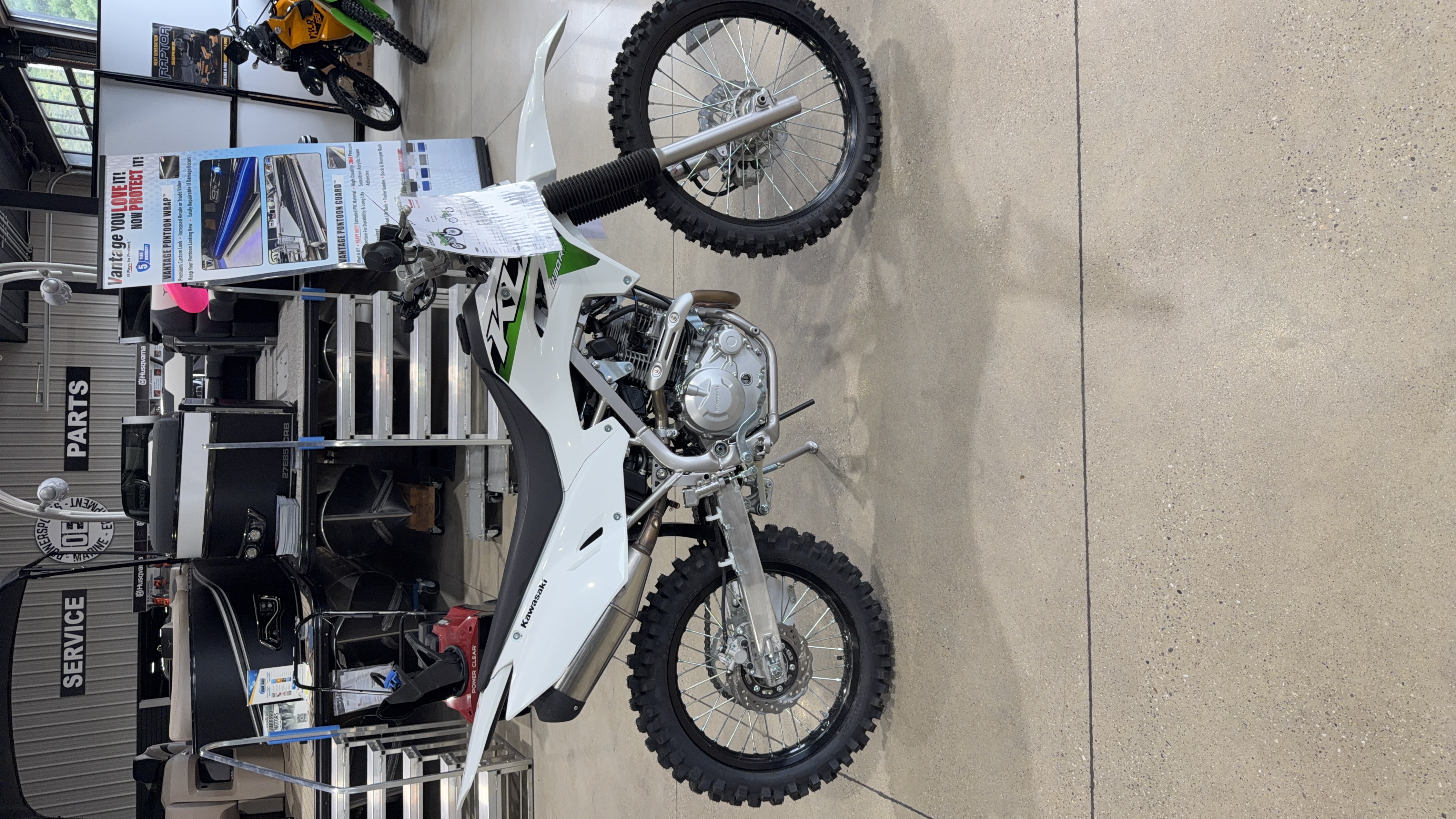 2026 Kawasaki KLX230R S Bright White DIRT BIKE