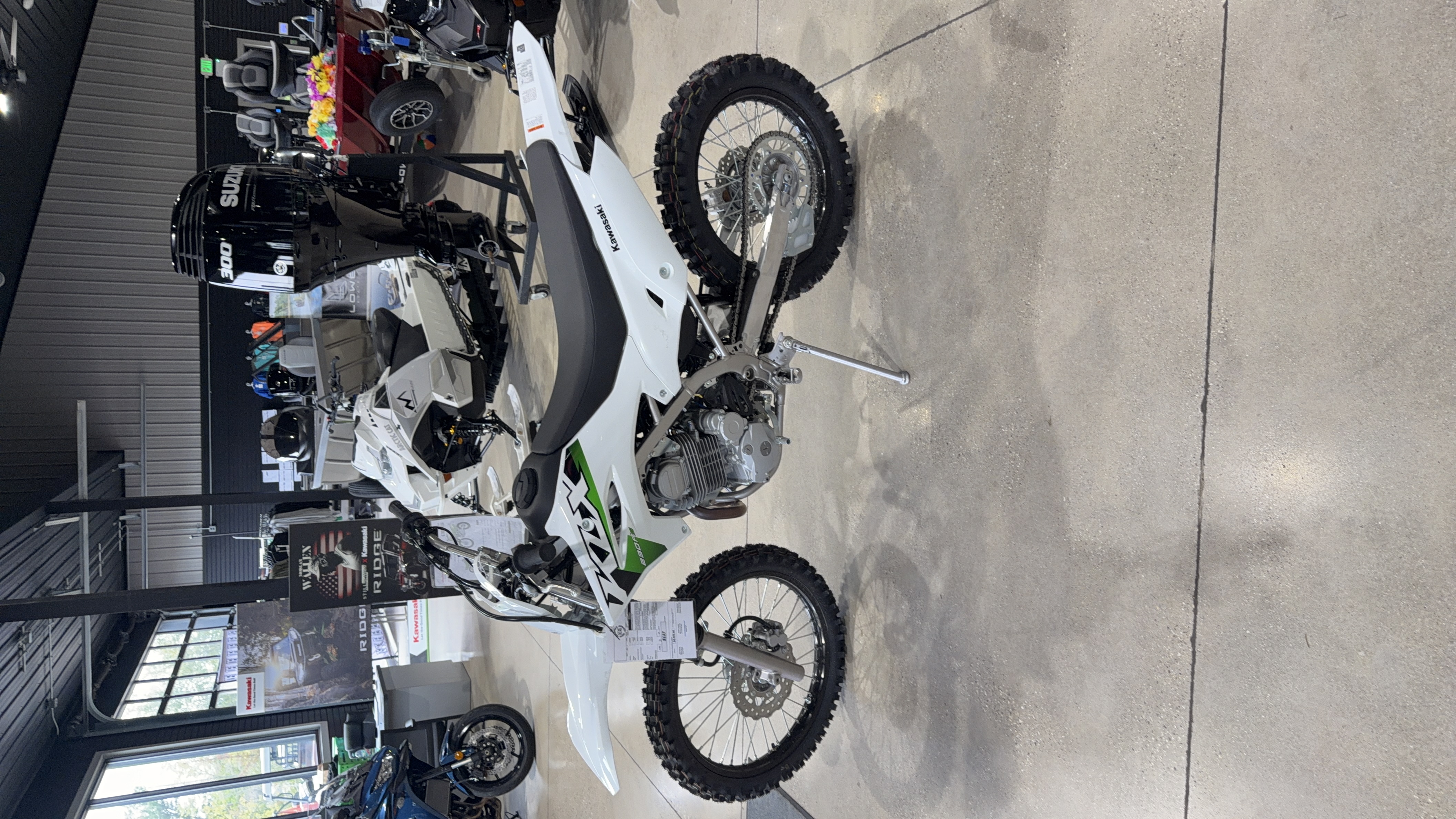 2026 Kawasaki KLX230R S Bright White DIRT BIKE