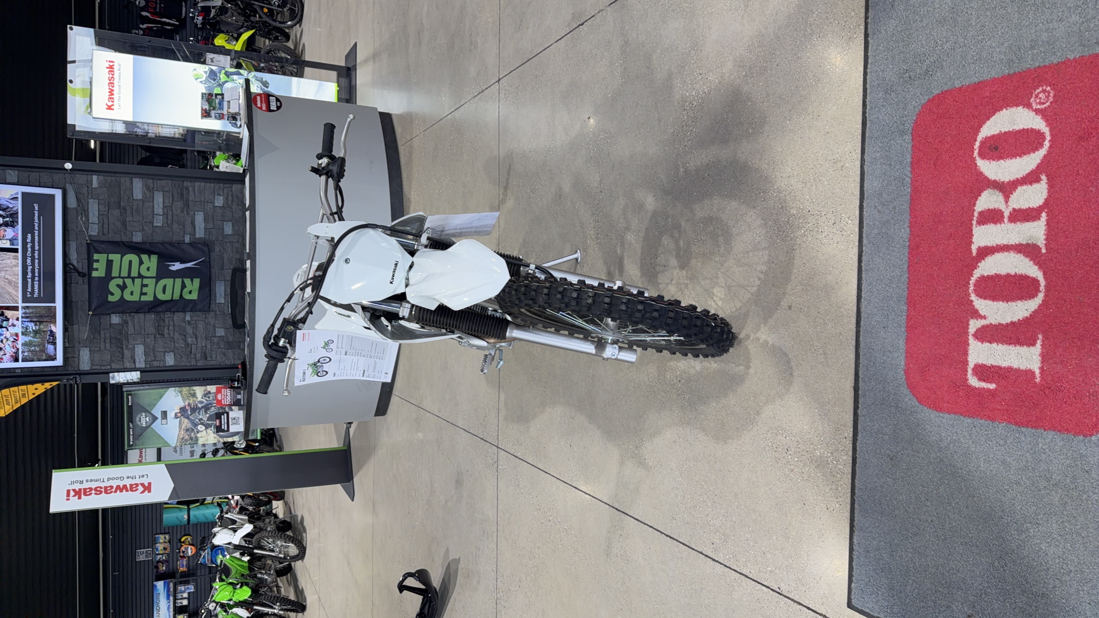2026 Kawasaki KLX230R S Bright White DIRT BIKE