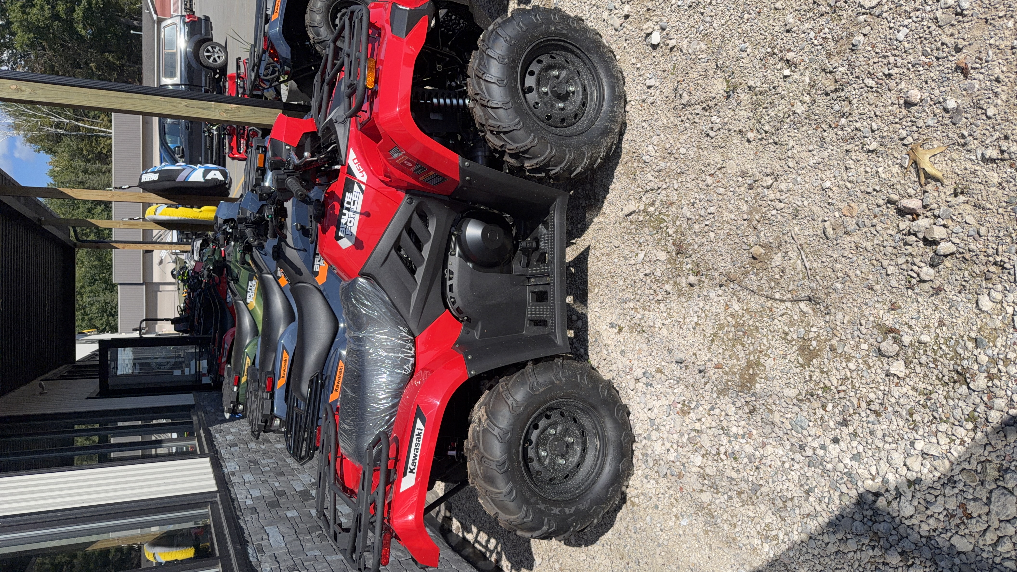 2026 Kawasaki Brute Force 450 4x4 Firecracker Red ATV