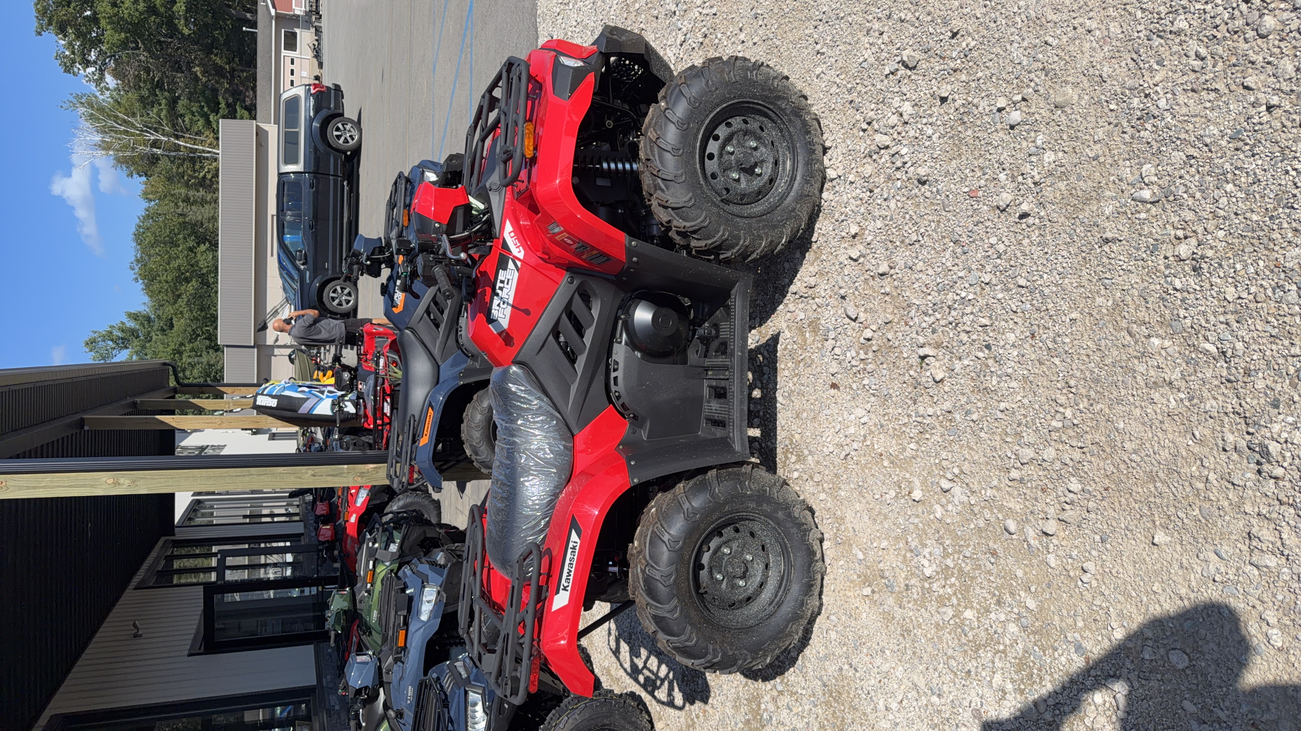 2026 Kawasaki Brute Force 450 4x4 Firecracker Red ATV