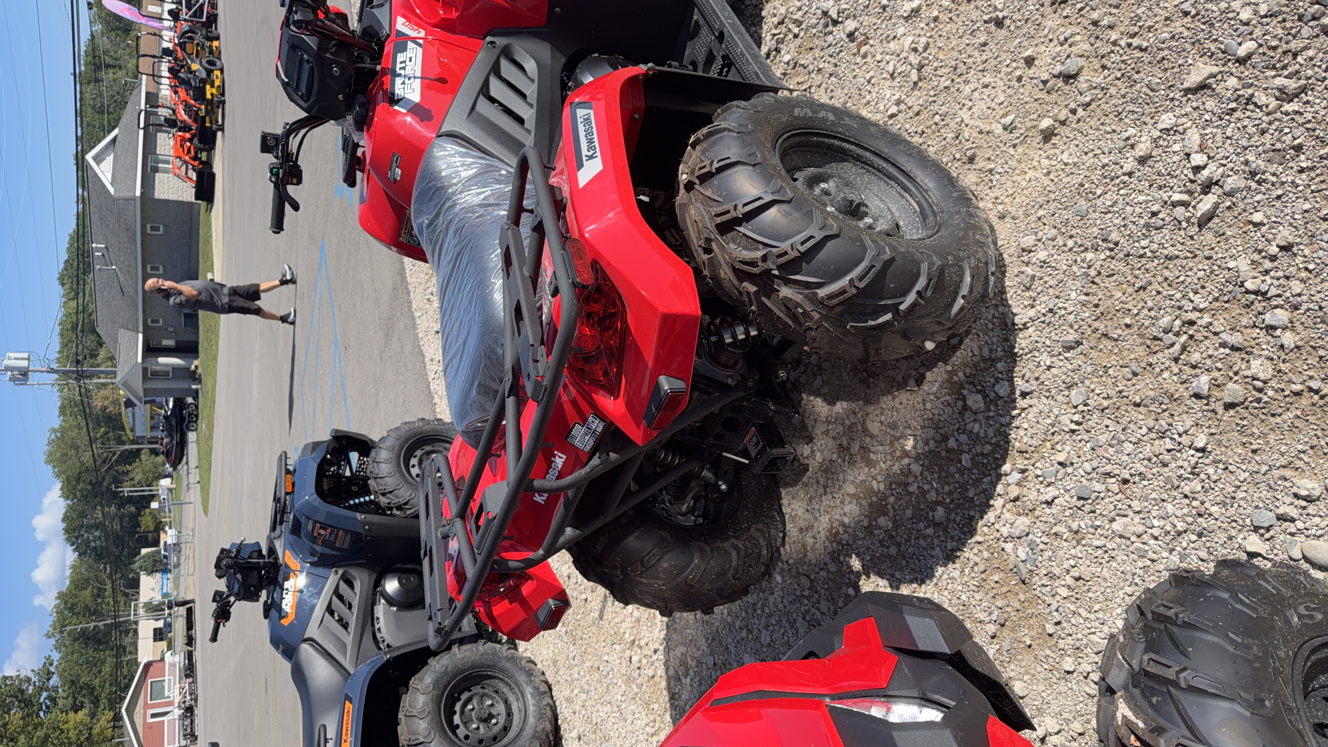 2026 Kawasaki Brute Force 450 4x4 Firecracker Red ATV