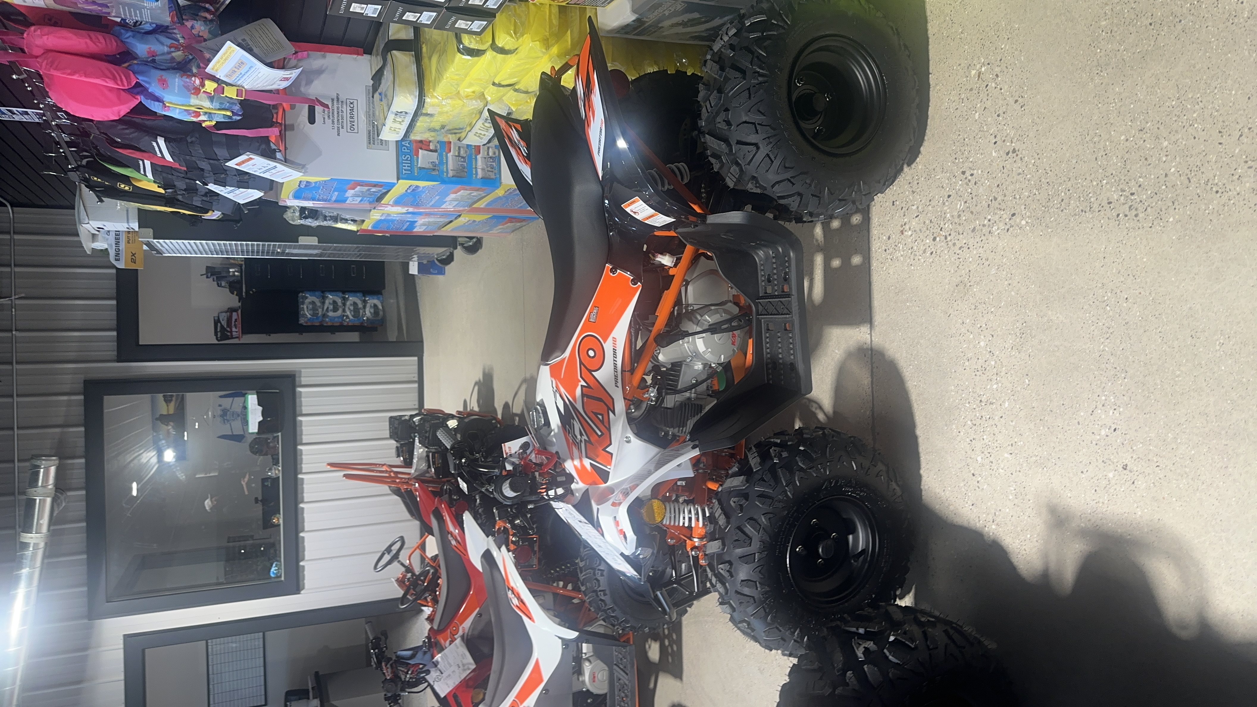 2026 Kayo Predator 110 White (6+ years) ATV