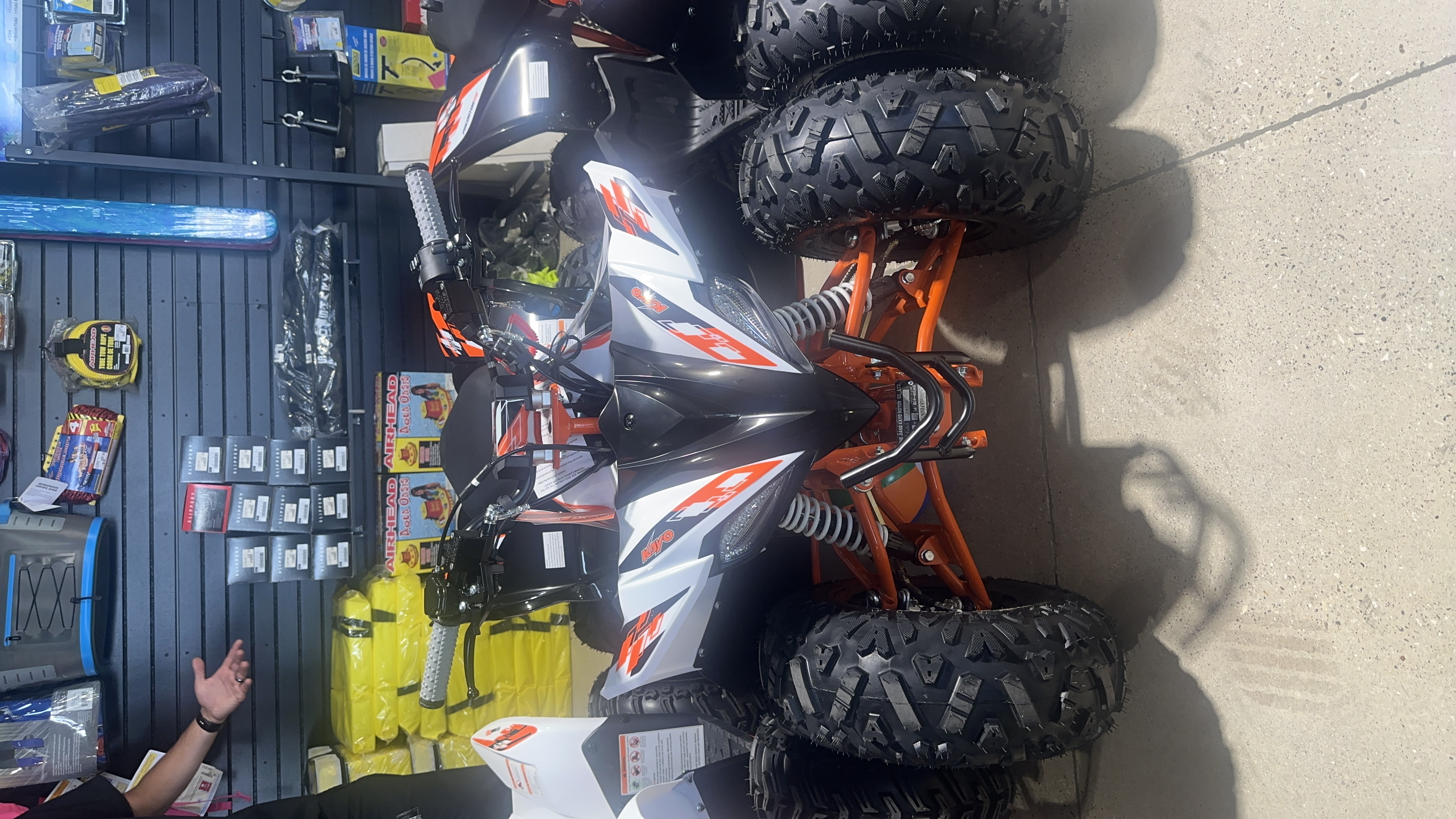 2026 Kayo Predator 110 White (6+ years) ATV