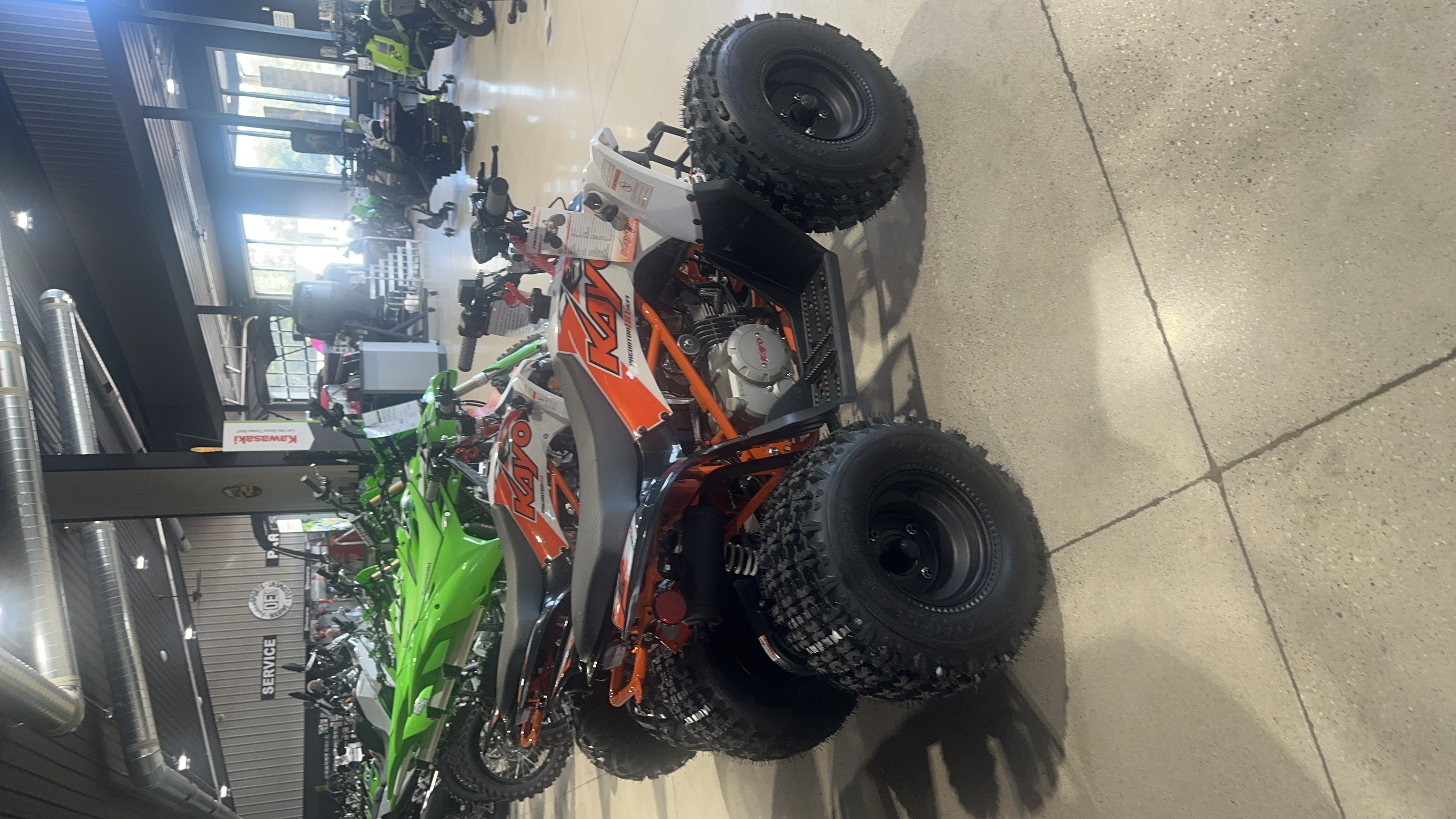 2026 Kayo Predator 125 EFI White (10yrs+) ATV