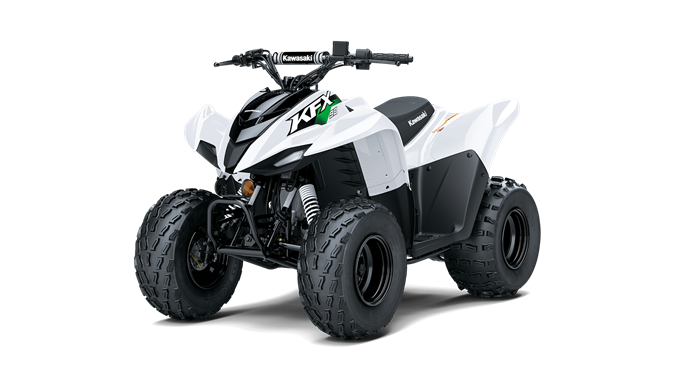 2027 Kawasaki KFX90 Bright White ATV