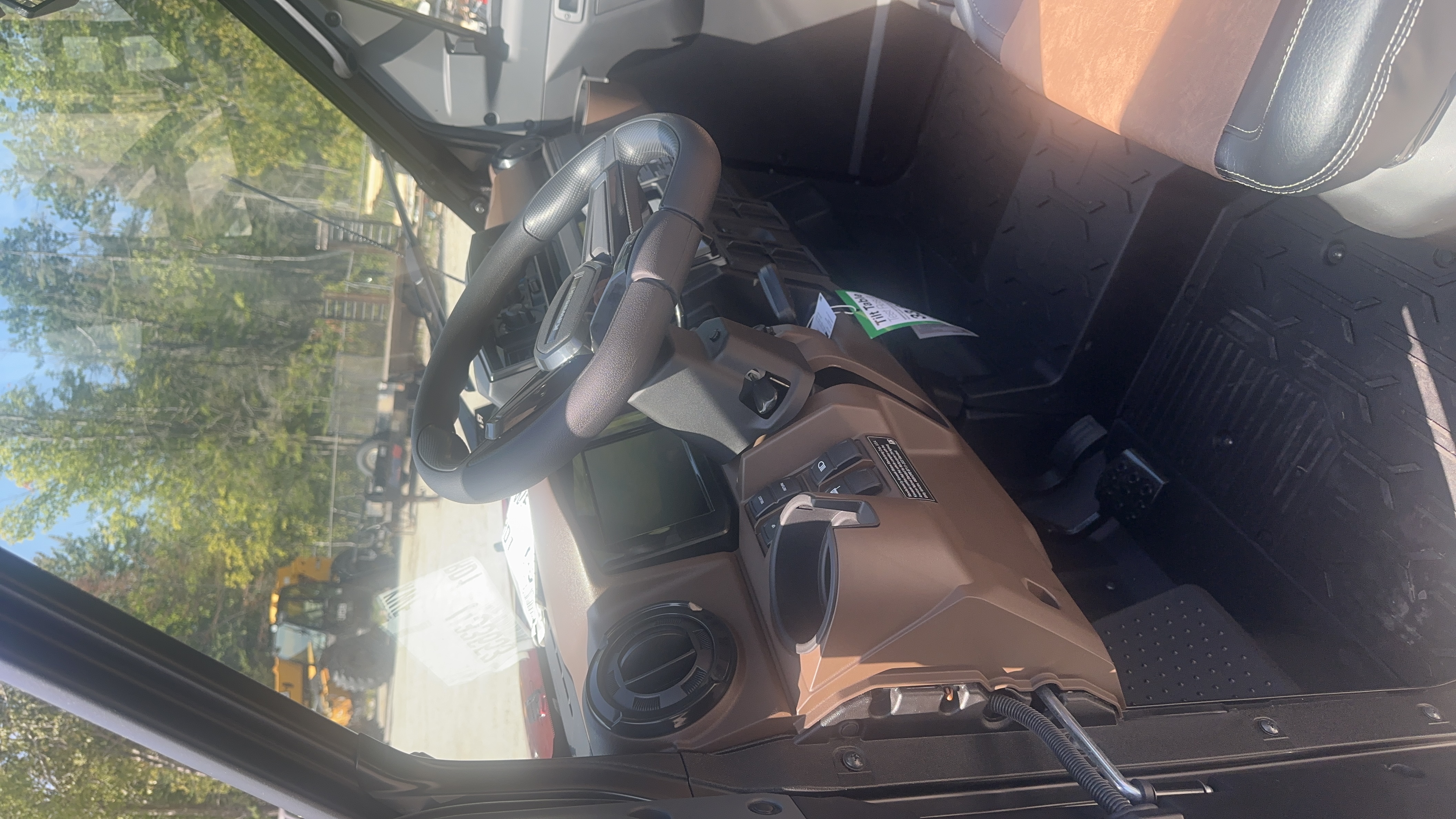 2026 Kawasaki Ridge Platinum Ranch Edition HVAC Metallic Deep Red/Ebony UTV