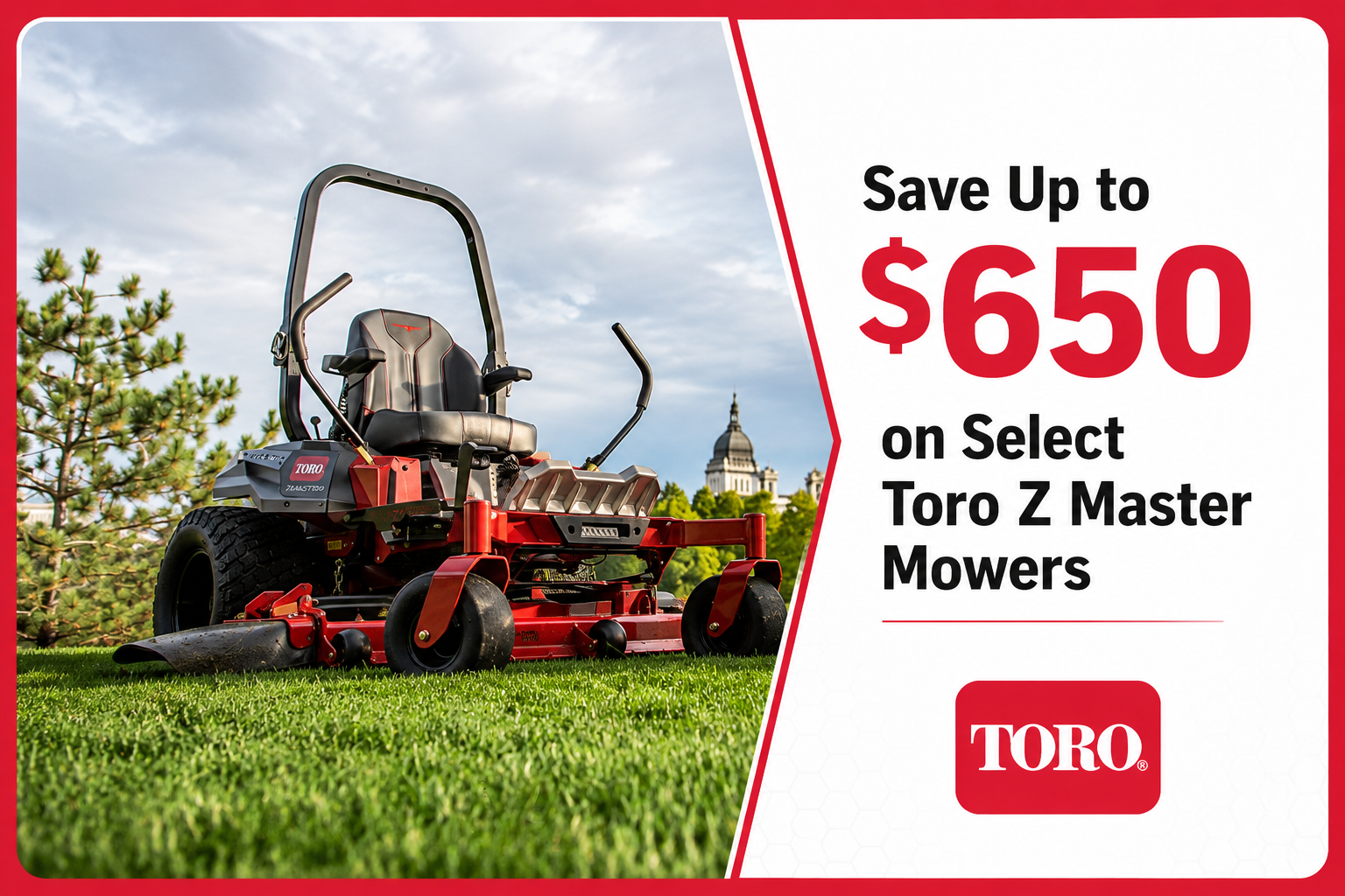 Toro Z Master Savings