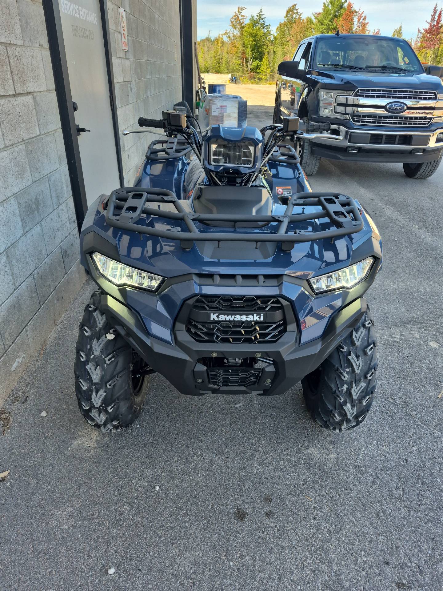 2026 Kawasaki Brute Force 450 4X4 Grayish Blue ATV