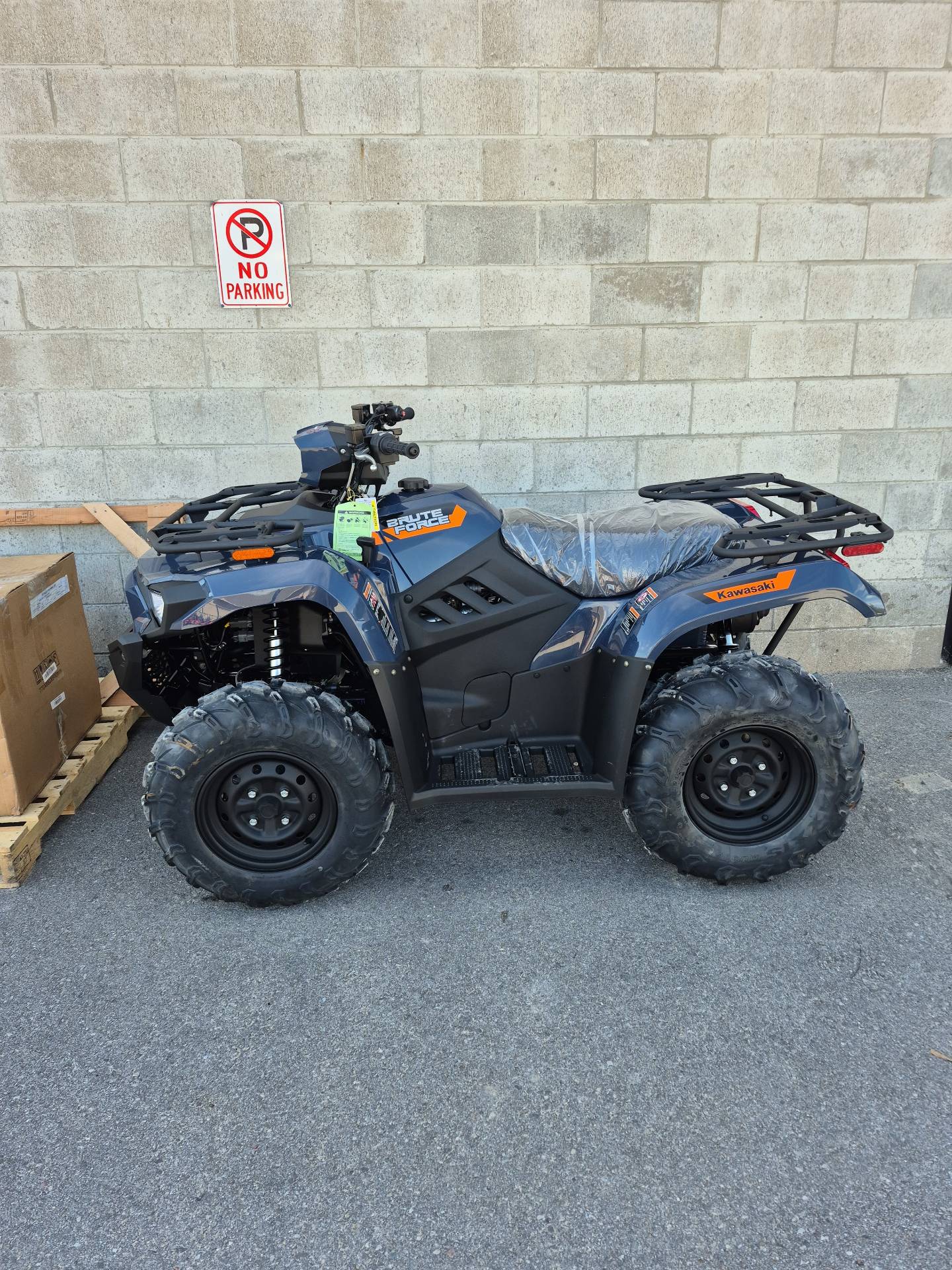 2026 Kawasaki Brute Force 450 4X4 Grayish Blue ATV