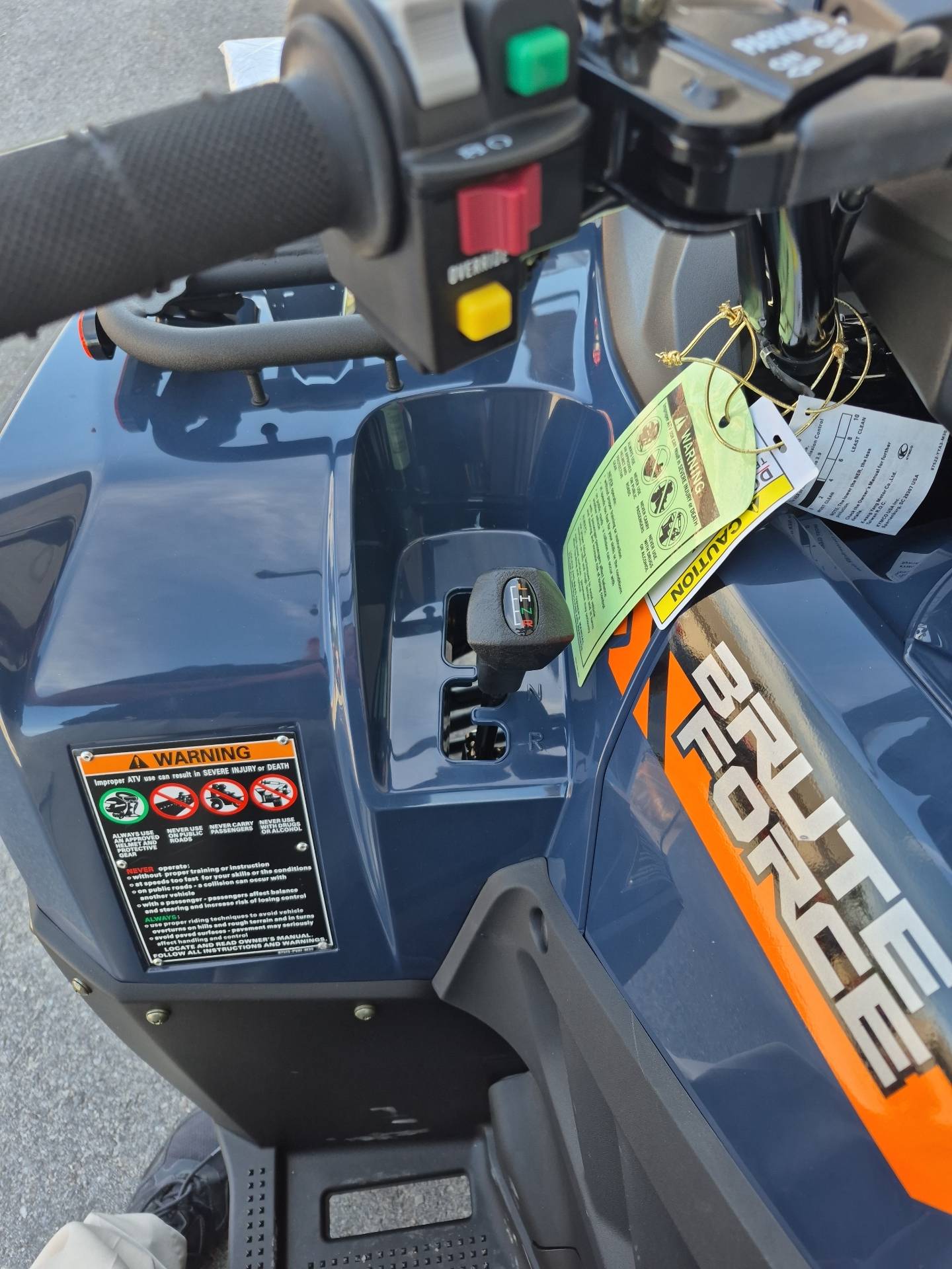 2026 Kawasaki Brute Force 450 4X4 Grayish Blue ATV