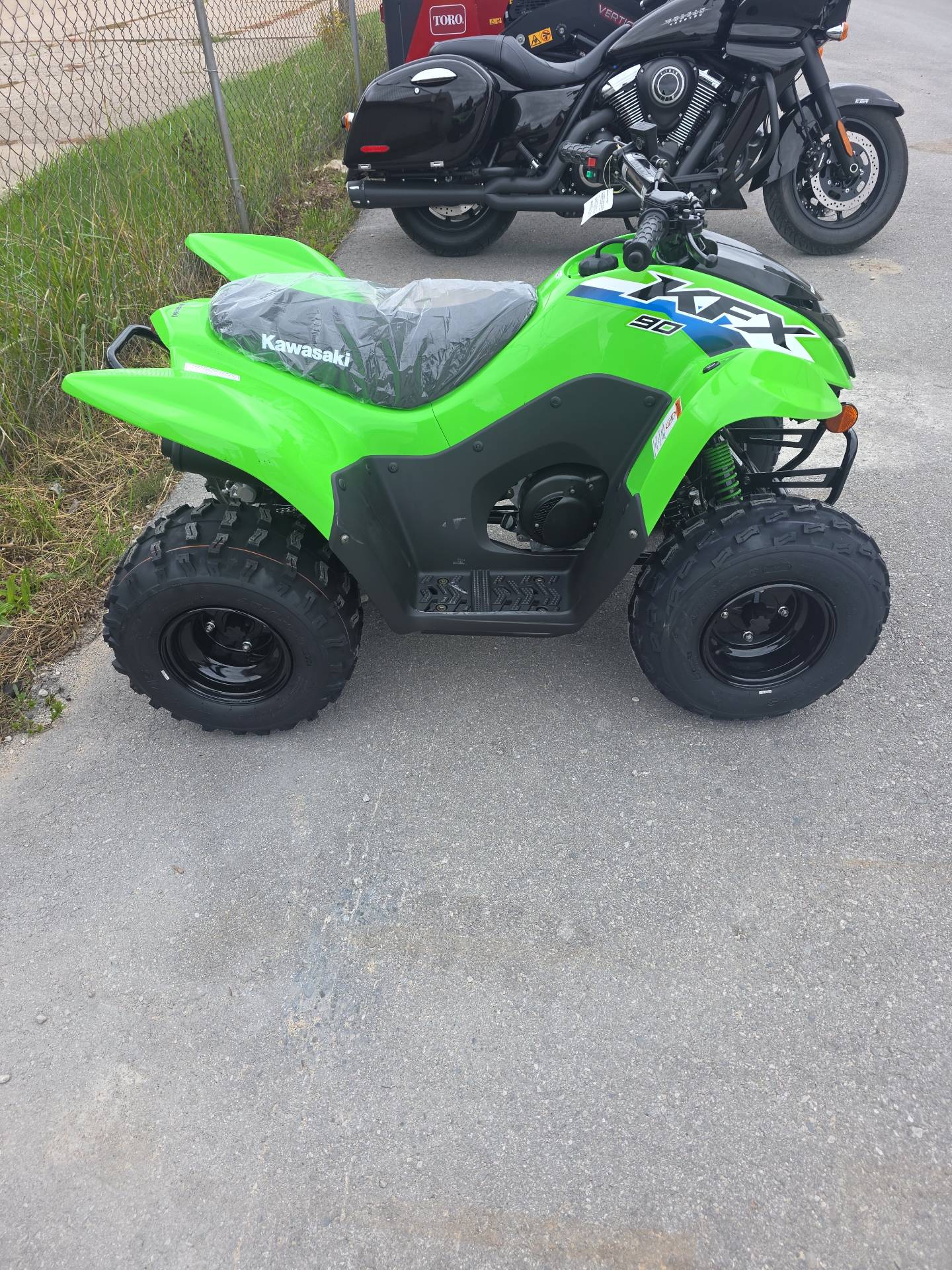2027 Kawasaki KFX 90 Lime Green ATV