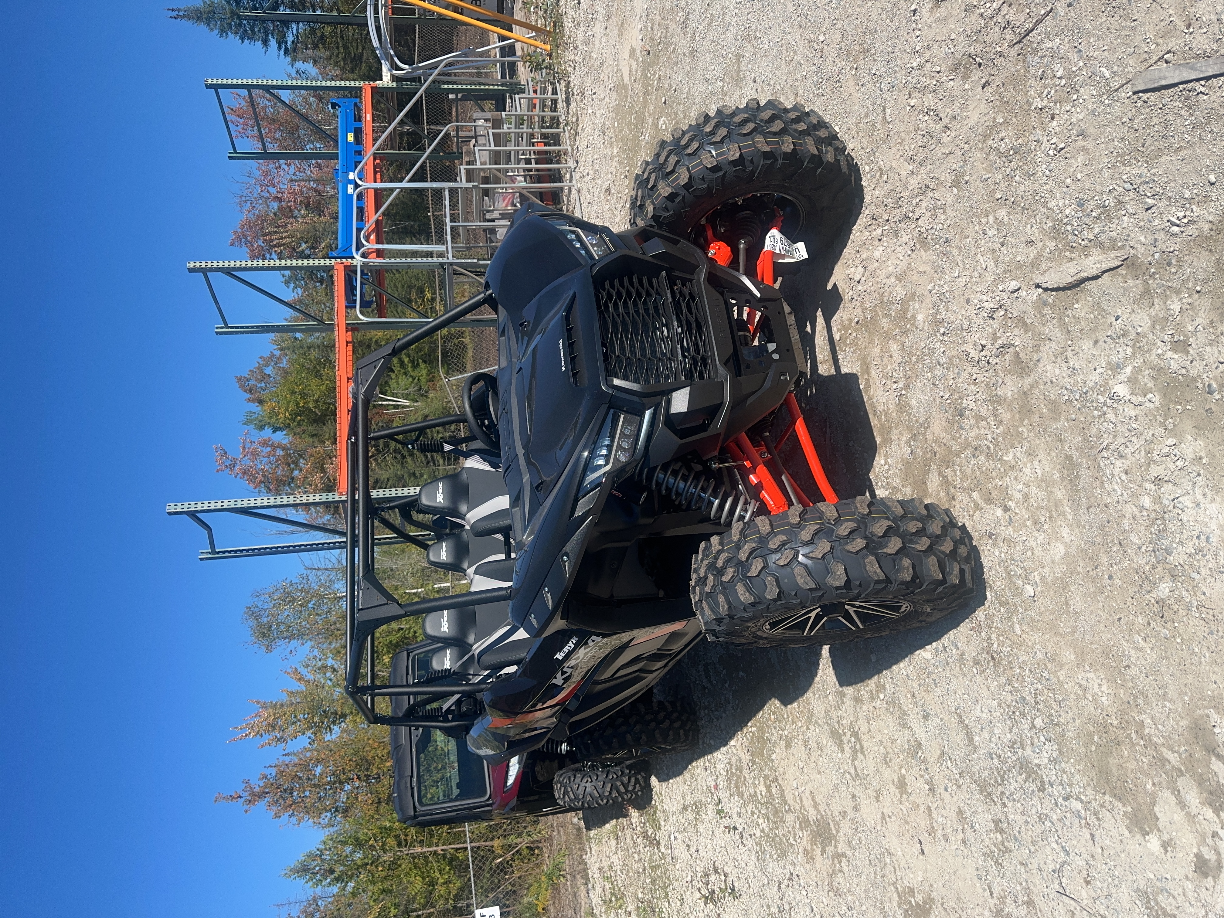 2027 Kawasaki Teryx KRX4 1000 TR Grayish Blue/Super Black UTV