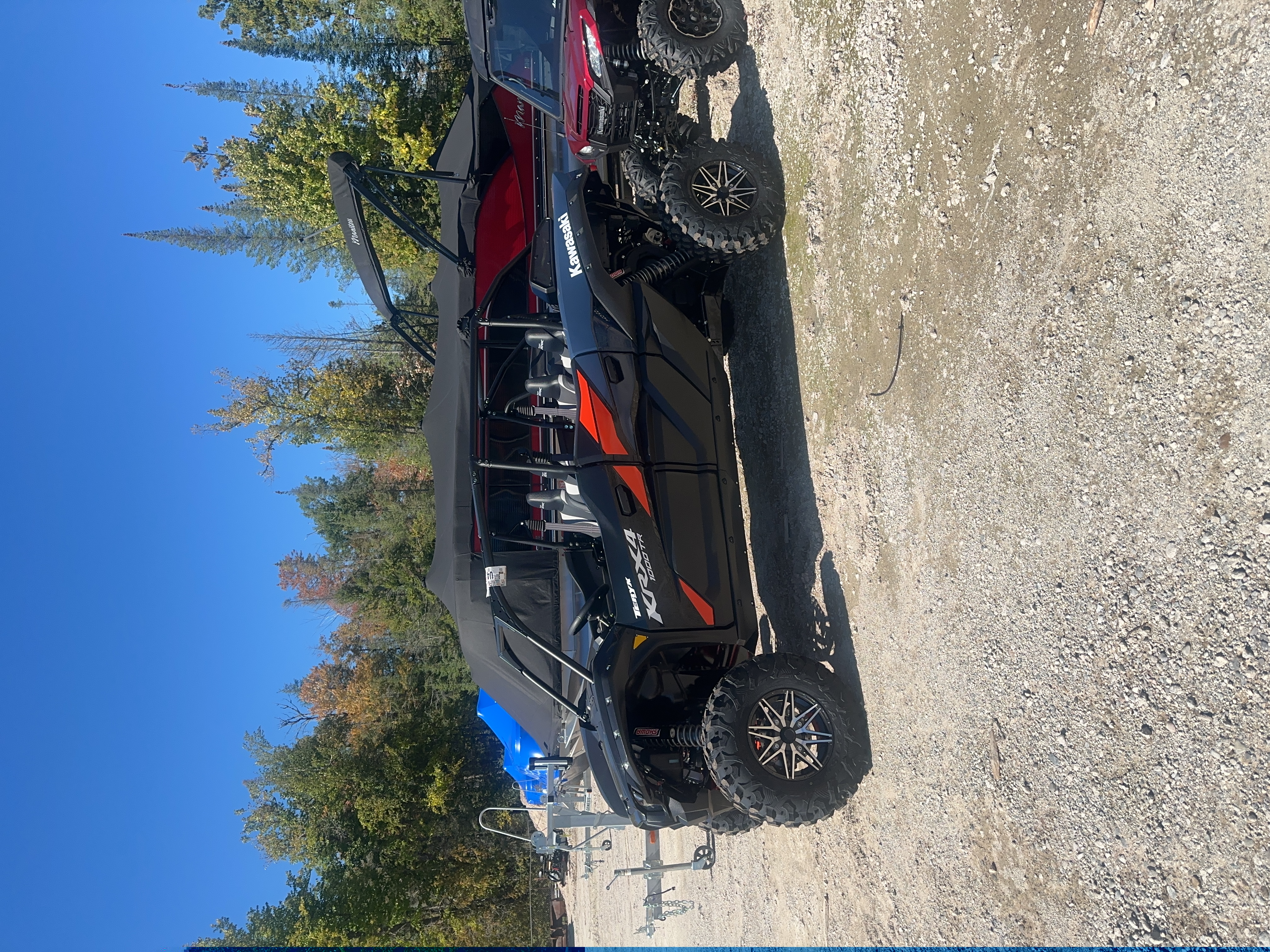 2027 Kawasaki Teryx KRX4 1000 TR Grayish Blue/Super Black UTV