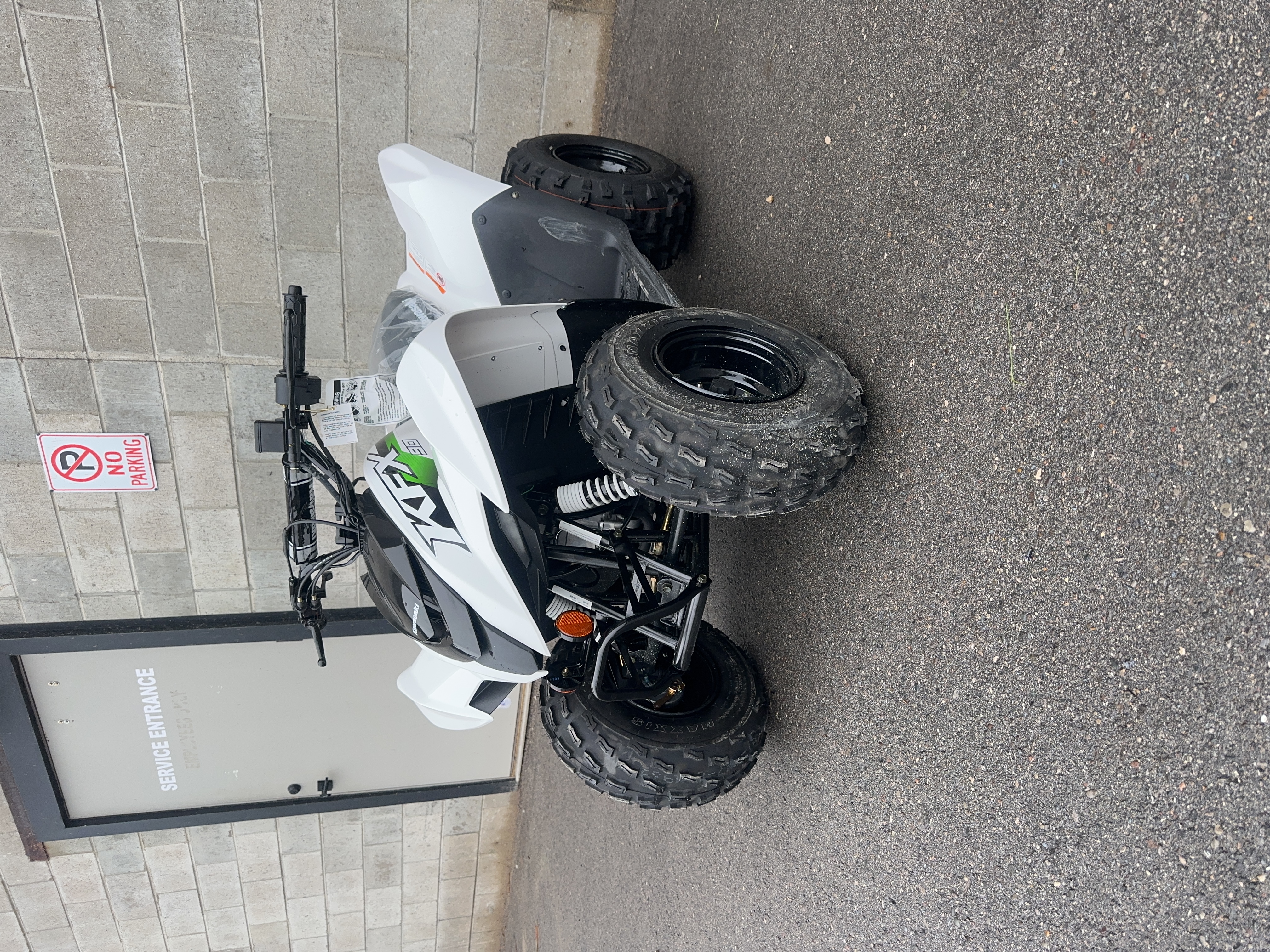 2027 Kawasaki KFX90 Bright White ATV