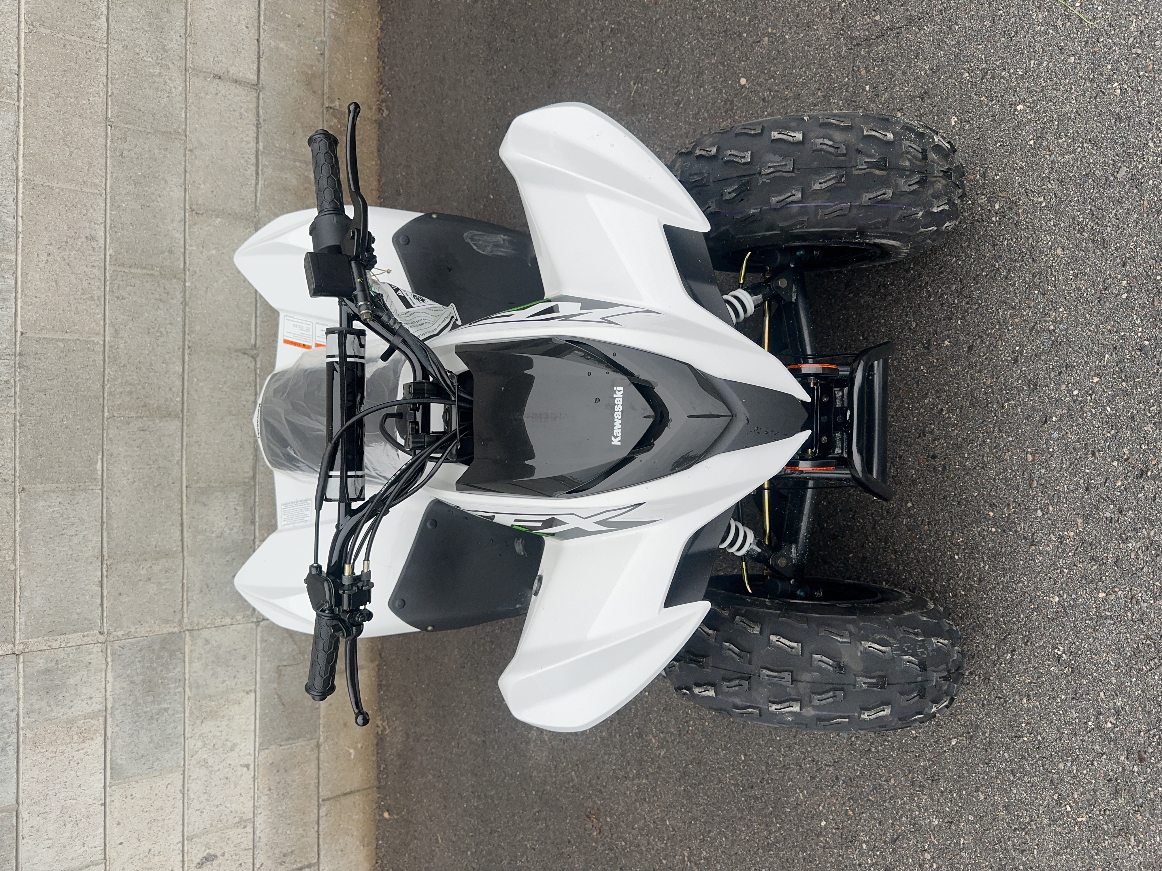 2027 Kawasaki KFX90 Bright White ATV