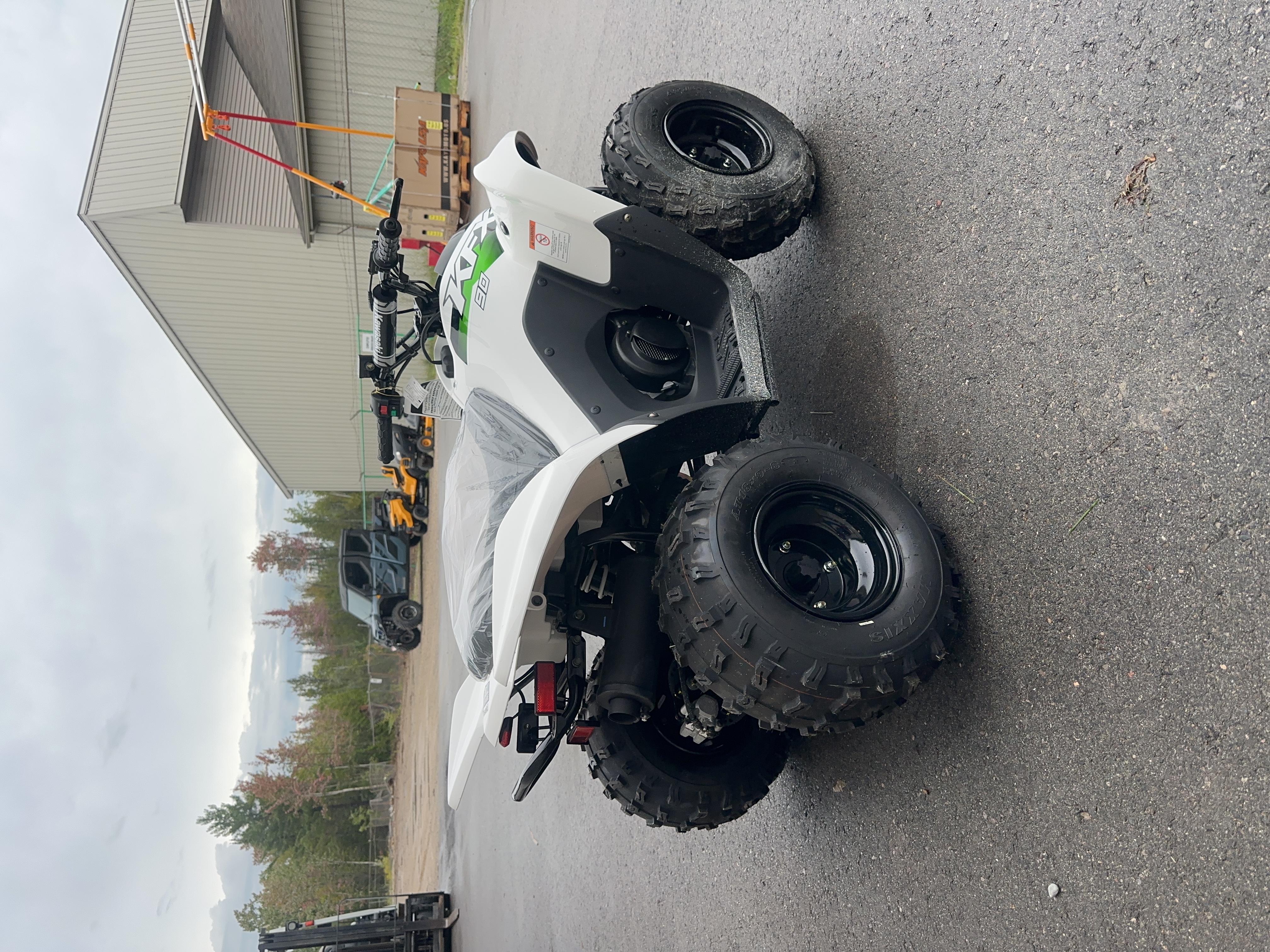 2027 Kawasaki KFX90 Bright White ATV