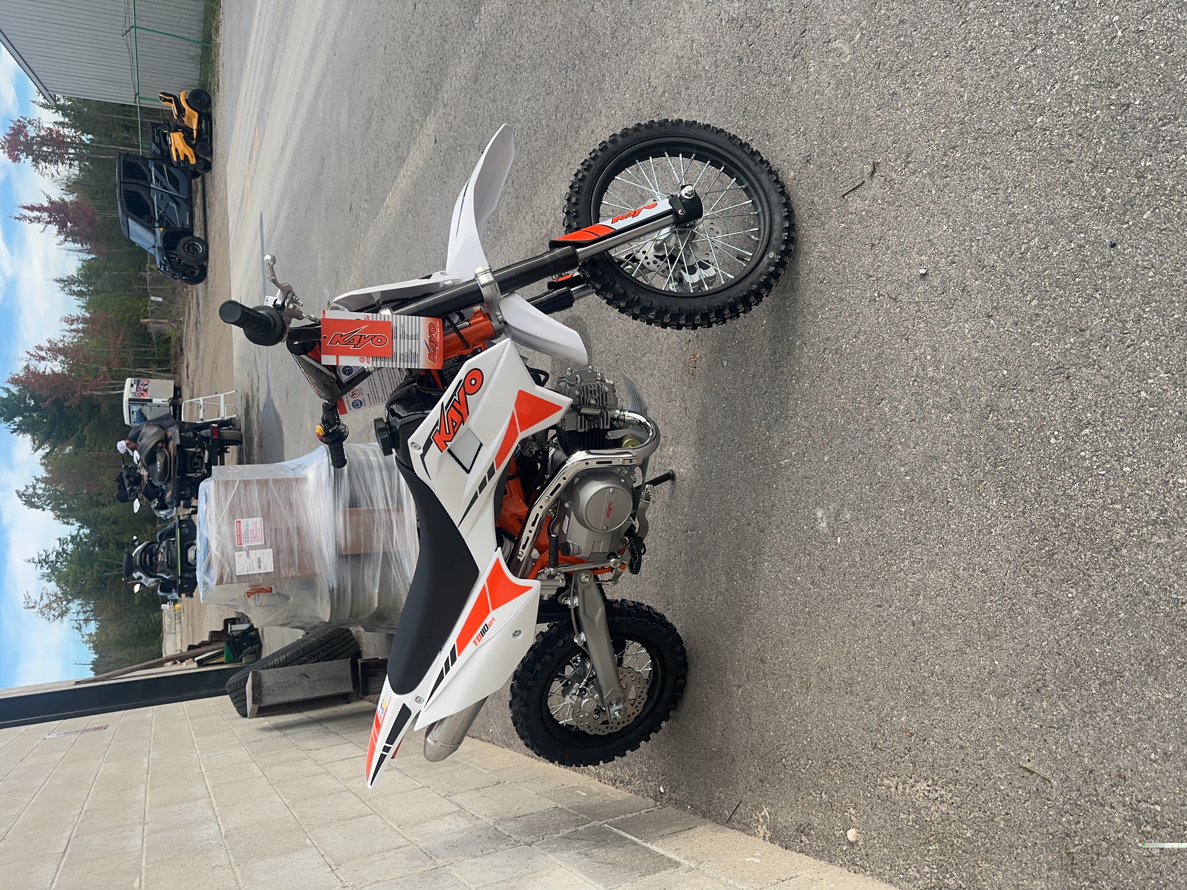 2027 Kayo TD 110 EFI White DIRT BIKE