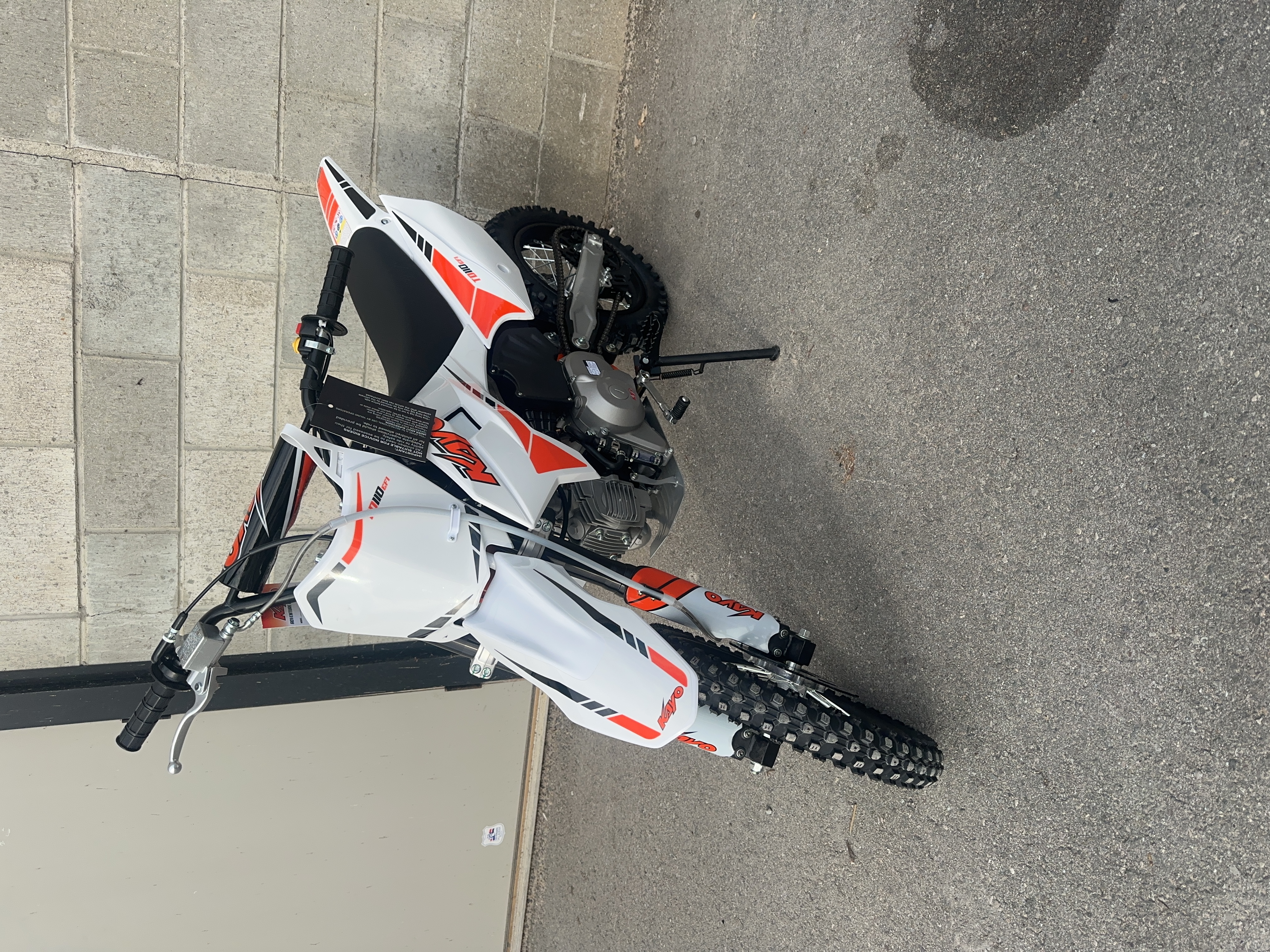 2027 Kayo TD 110 EFI White DIRT BIKE