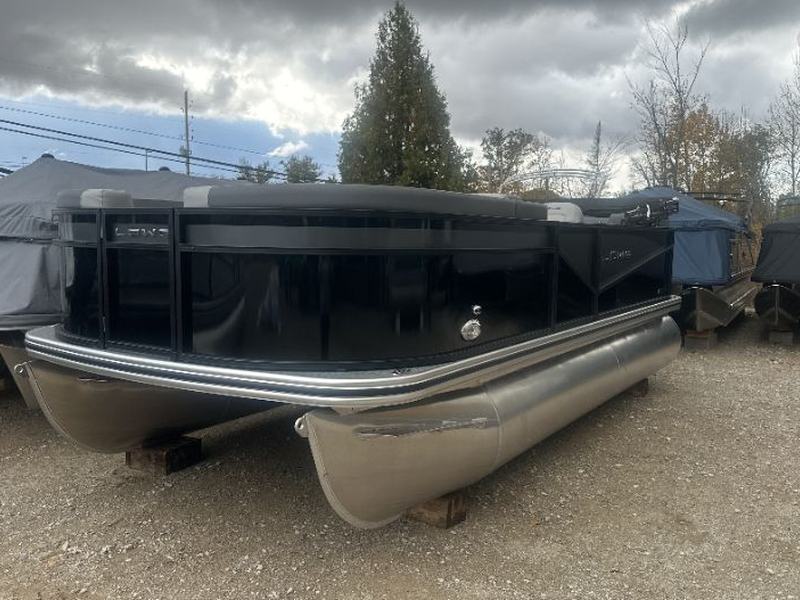2026 Lowe LS 190 pontoon, black, on the lot