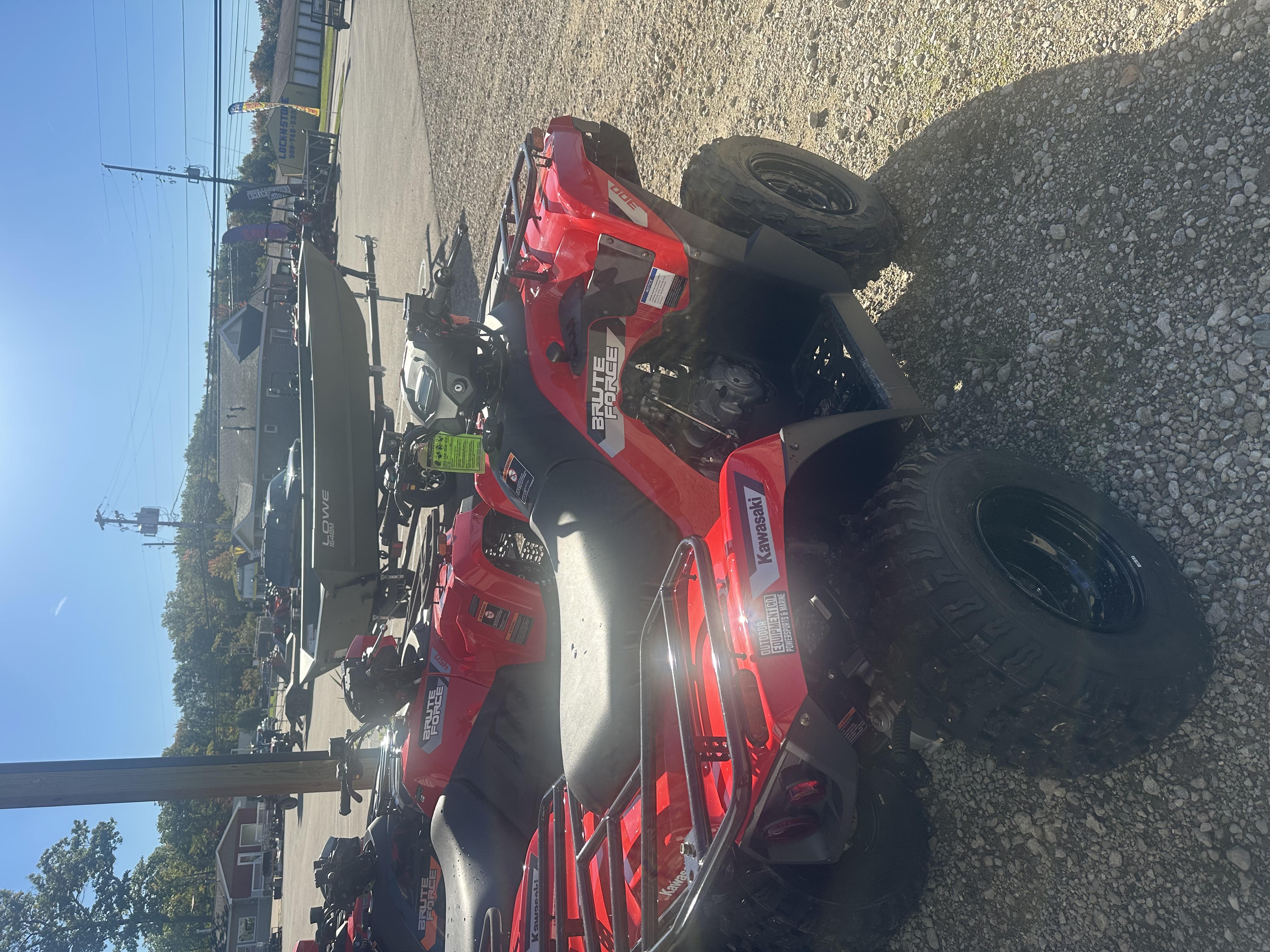 2026 Kawasaki Brute Force 300 Firecracker Red ATV