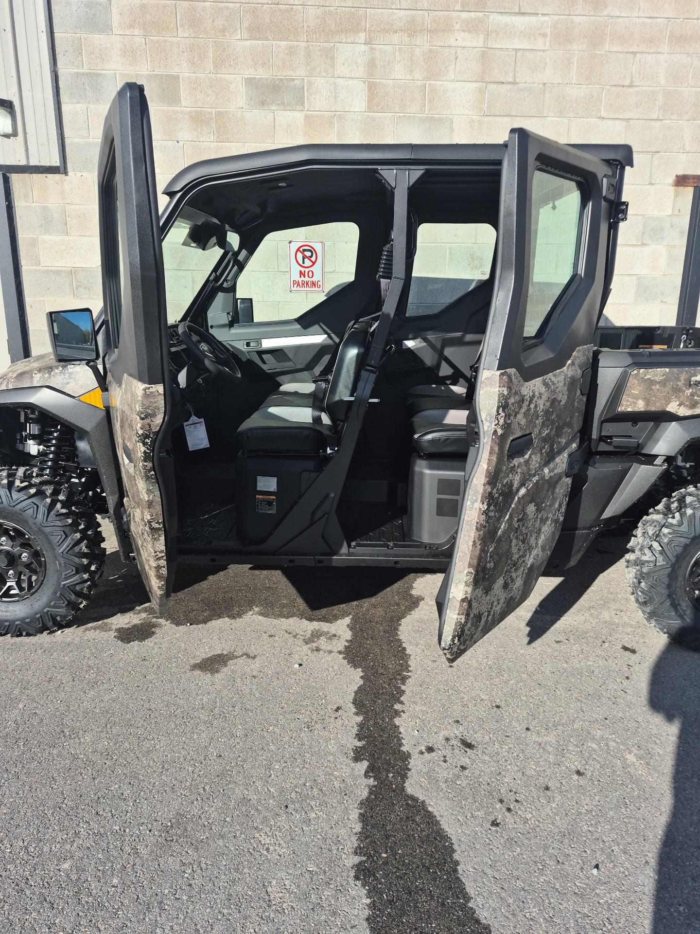 2027 Kawasaki Ridge Crew HVAC Camo w/ Side View Mirrors UTV