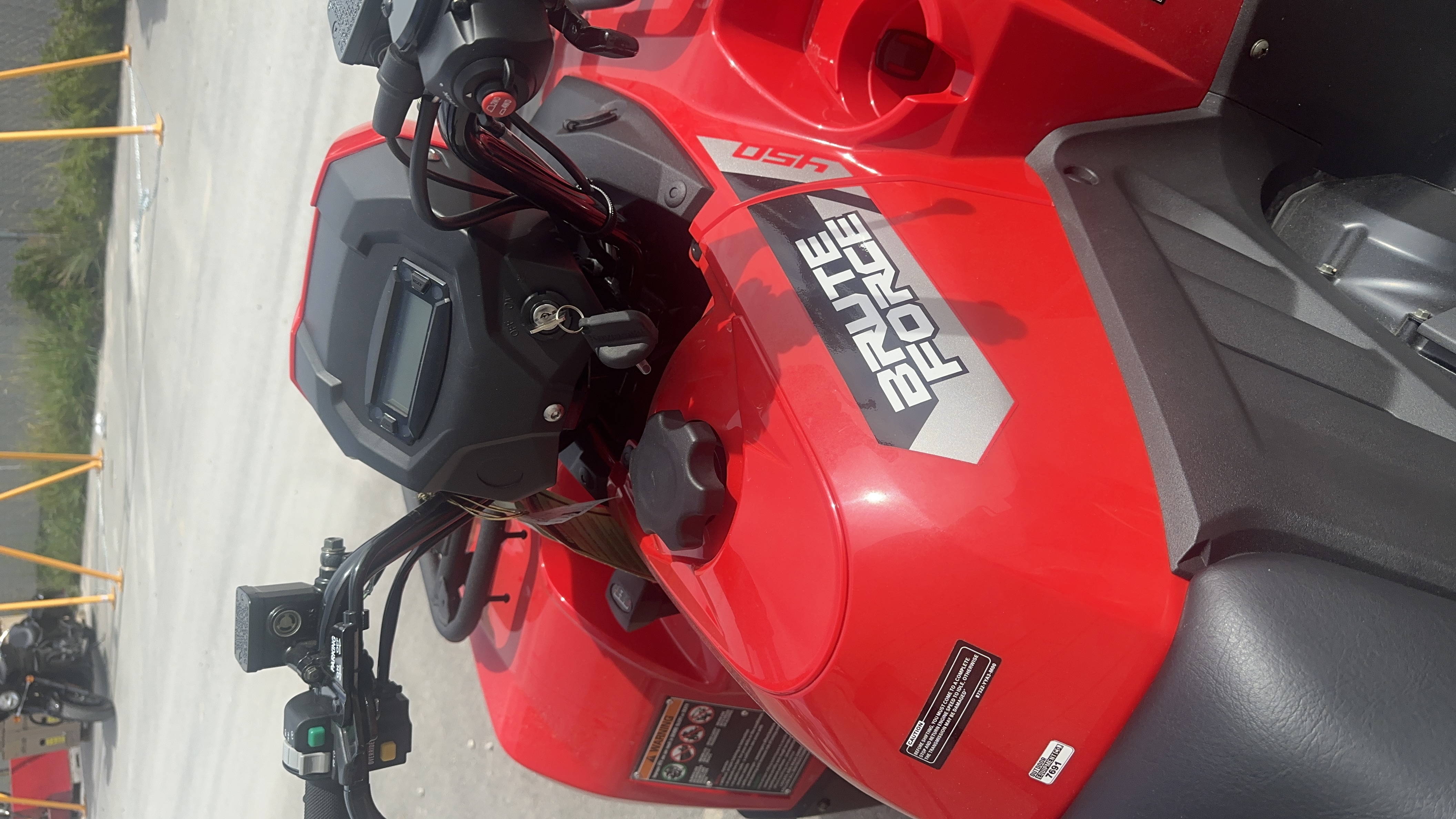 2026 Kawasaki Brute Force 450 4x4 Firecracker Red ATV