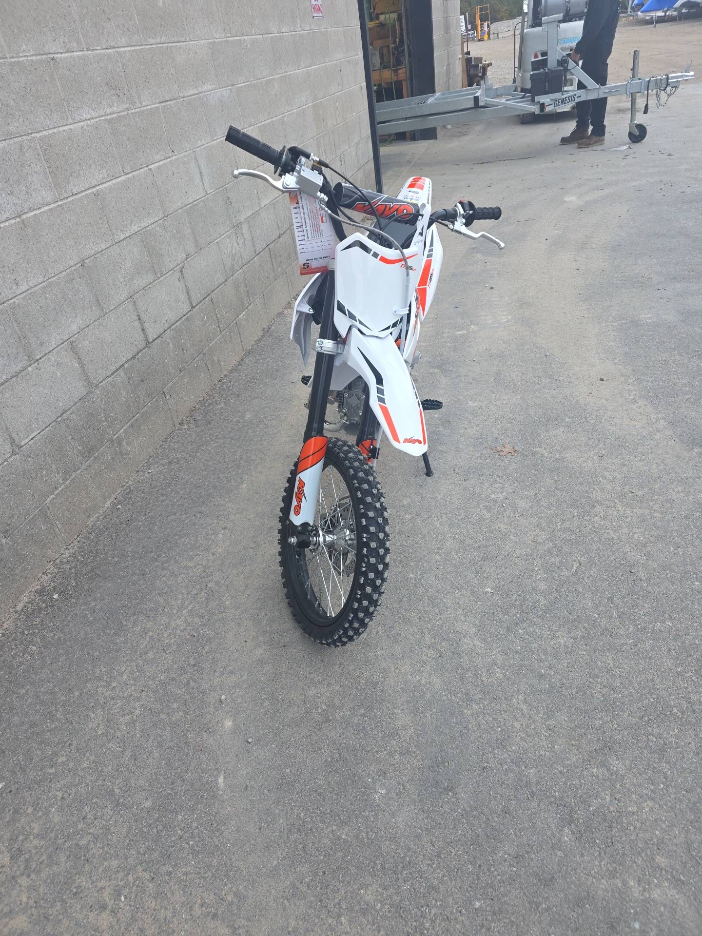 2027 Kayo TT 125 EFI White DIRT BIKE