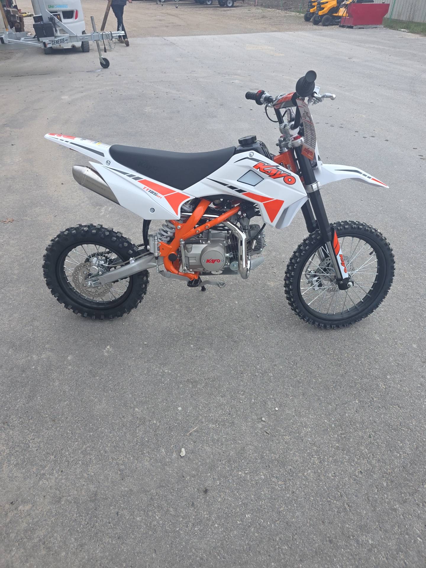 2027 Kayo TT 125 EFI White DIRT BIKE