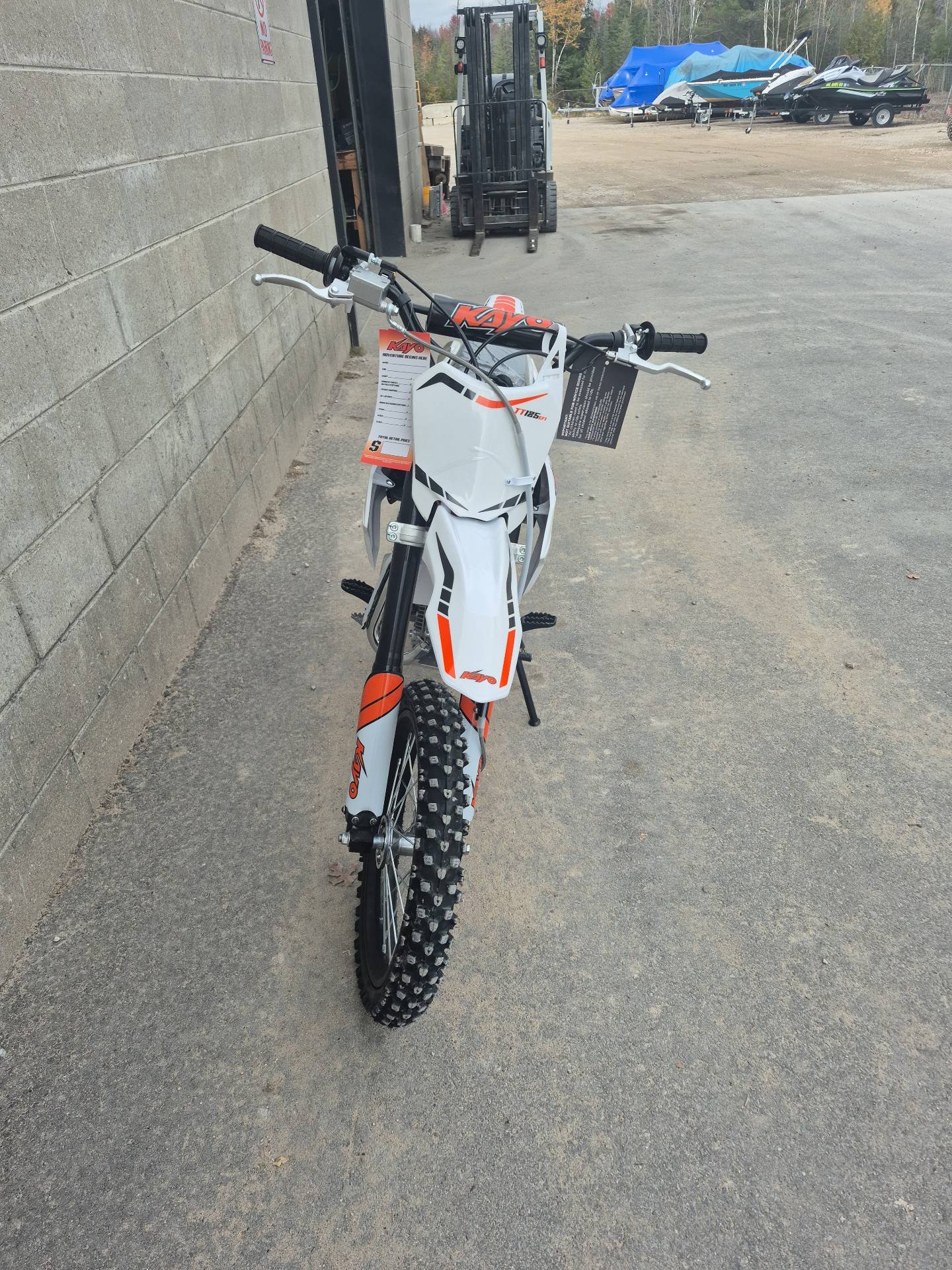 2027 Kayo TT 125 EFI White DIRT BIKE