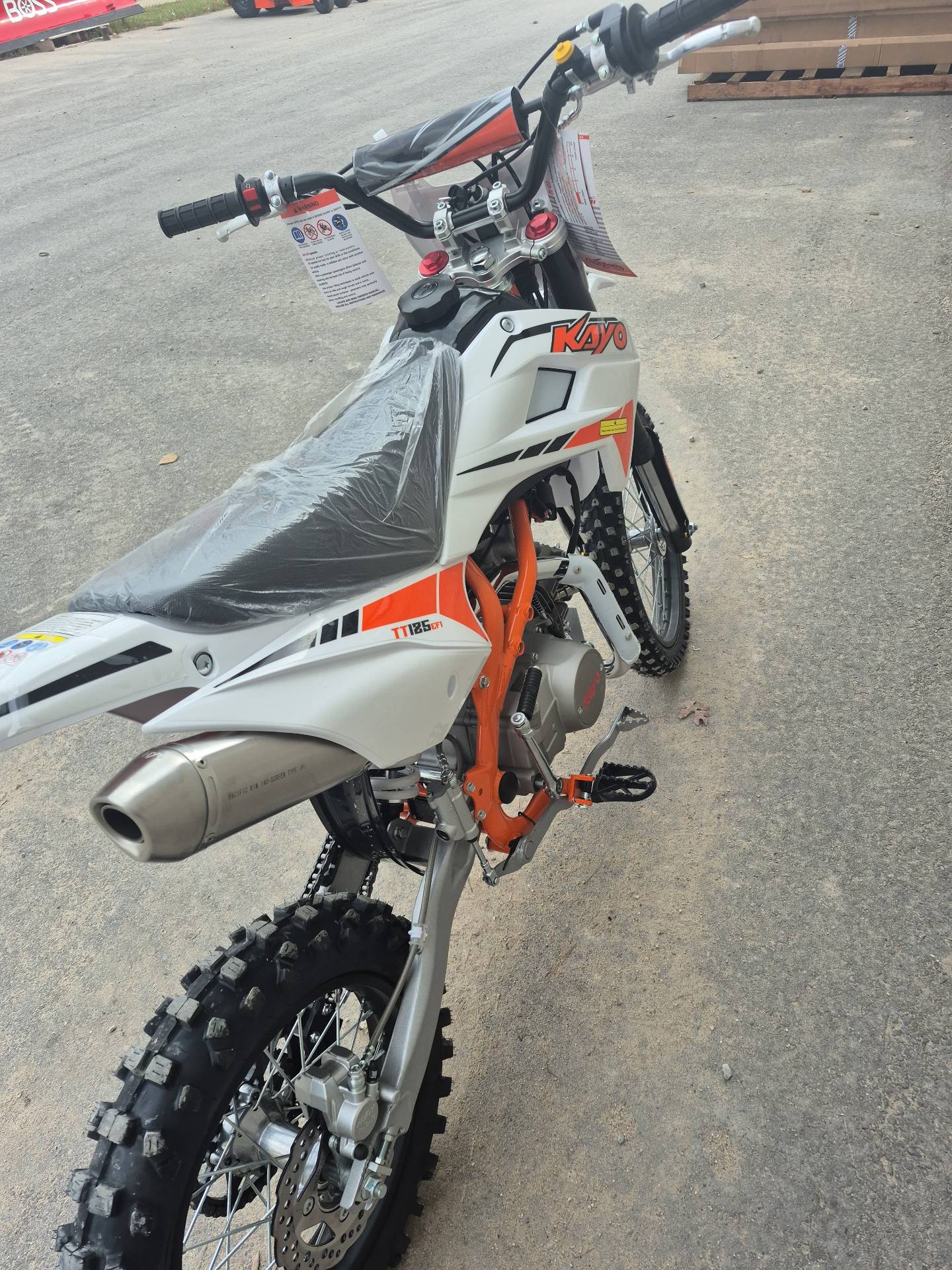 2027 Kayo TT 125 EFI White DIRT BIKE